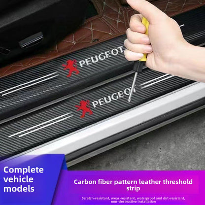 Car anti-stepping threshold anti-scratch strips