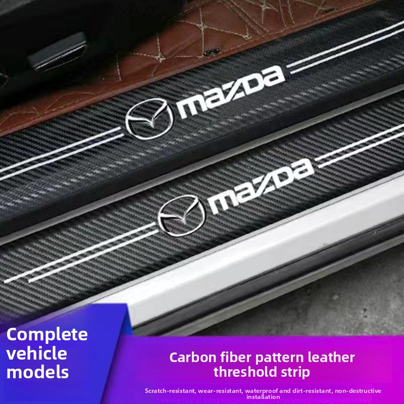 Car anti-stepping threshold anti-scratch strips