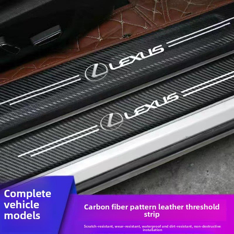 Car anti-stepping threshold anti-scratch strips