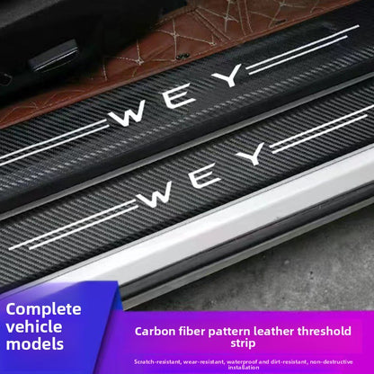 Car anti-stepping threshold anti-scratch strips