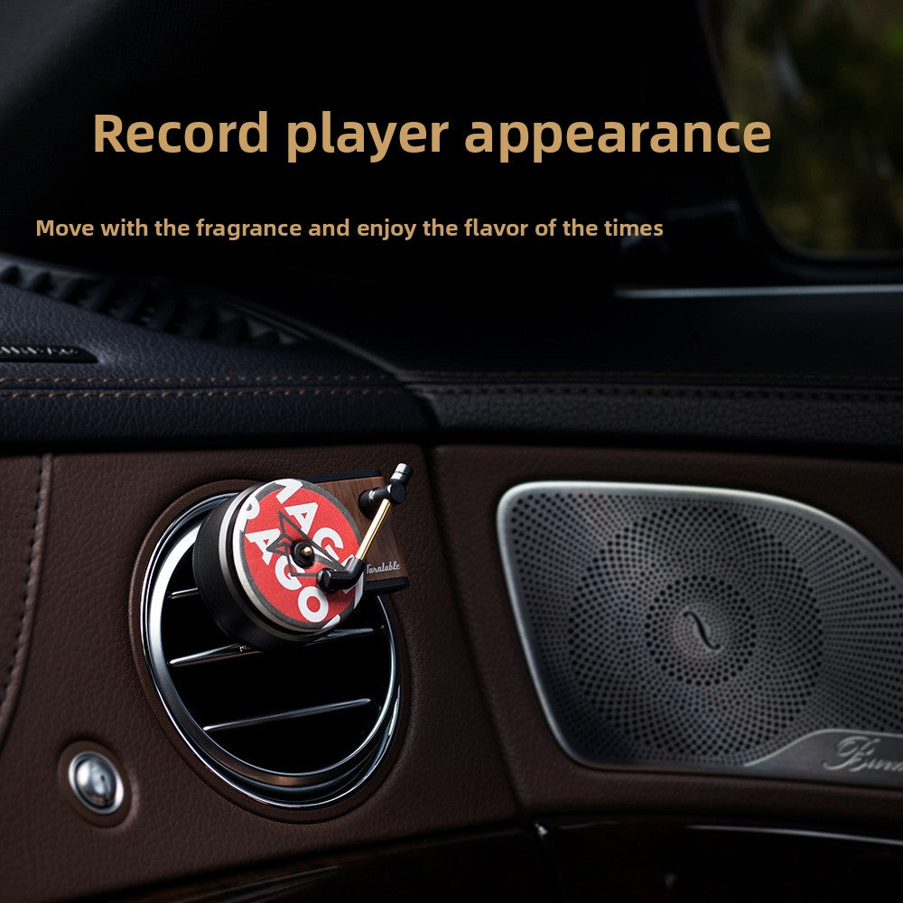 Car Aromatherapy Vinyl Record Player Decor