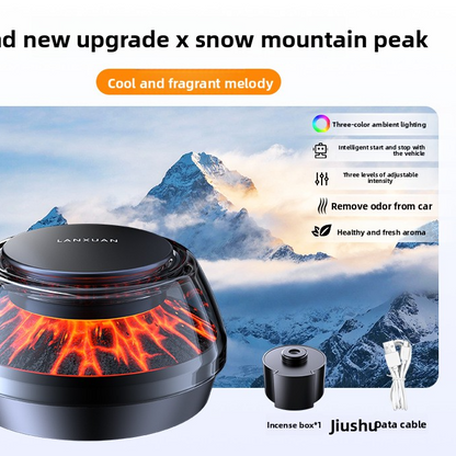 Car Automatic Spray Aromatherapy with Volcano Atmosphere Light and Smart Start Stop
