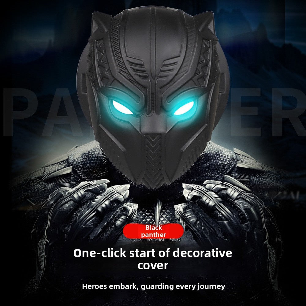Car Black Panther One-Button Start Decorative Cover