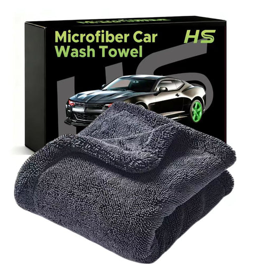 Car care double-sided cleaning towel