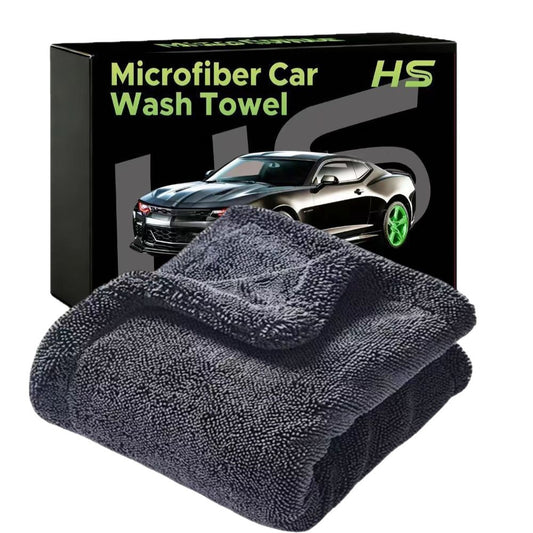 Car care double-sided cleaning towel