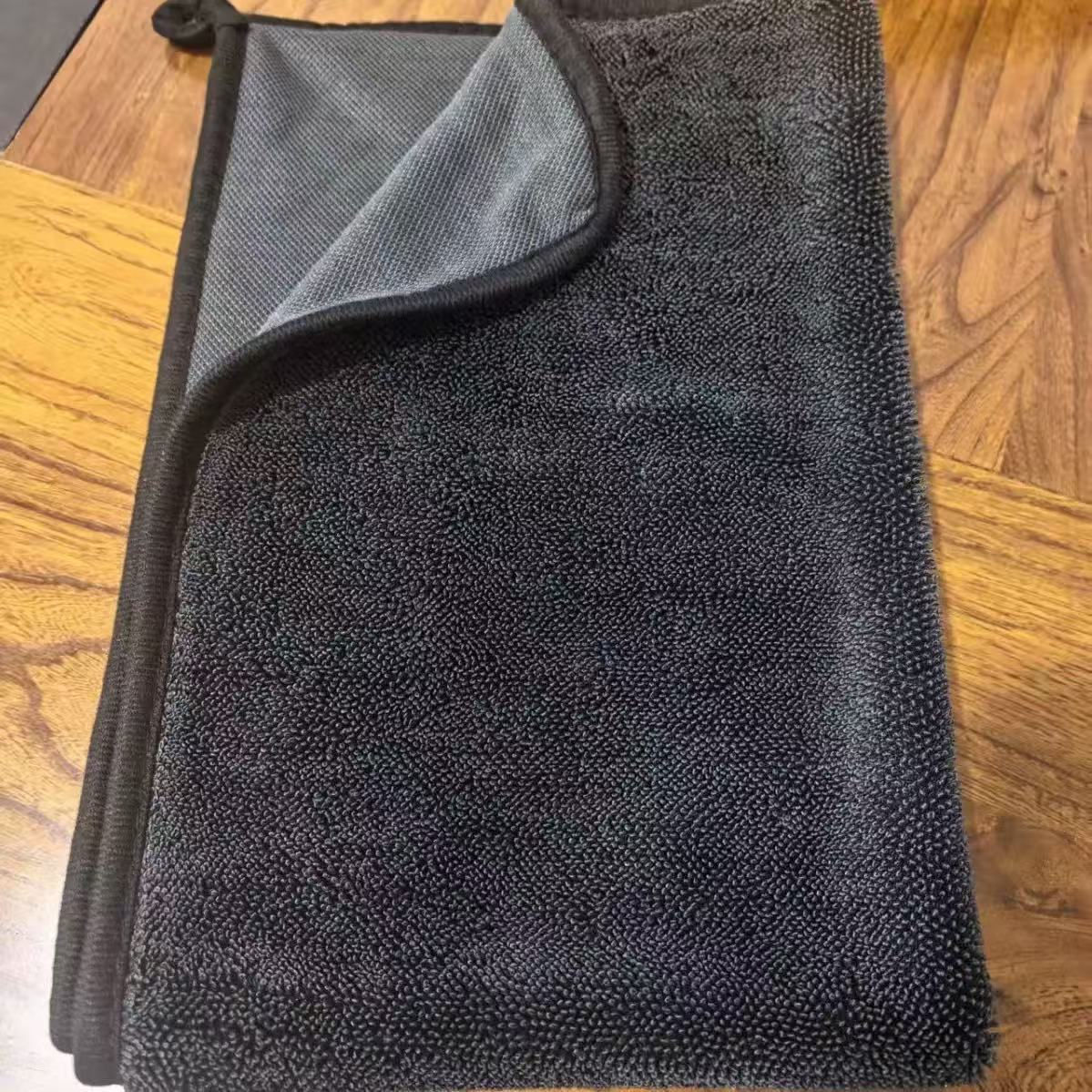 Car care double-sided cleaning towel