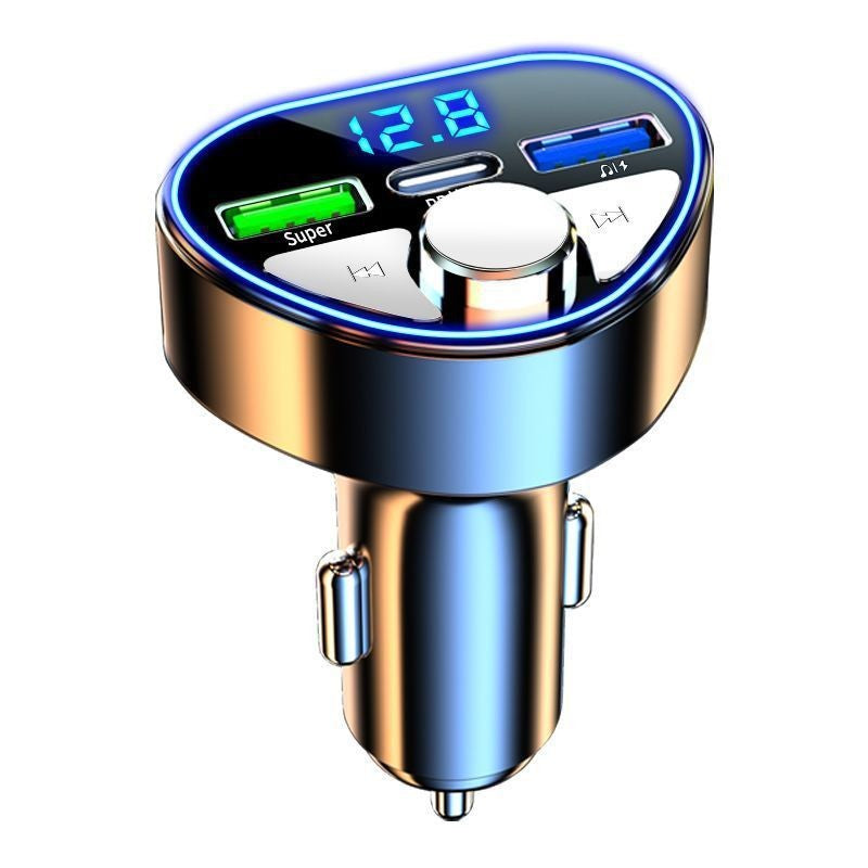 Car Charger with Bluetooth Player and Fast Charging