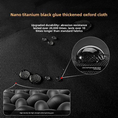 Car Cover, Sun Protection, Rainproof, Heat Insulation, Thickened Oxford Cloth, Dustproof, Full Cover, Universal for All Seasons