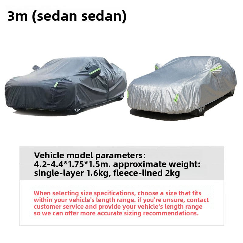 Car Cover Sun Protection Rainproof Vehicle Cover
