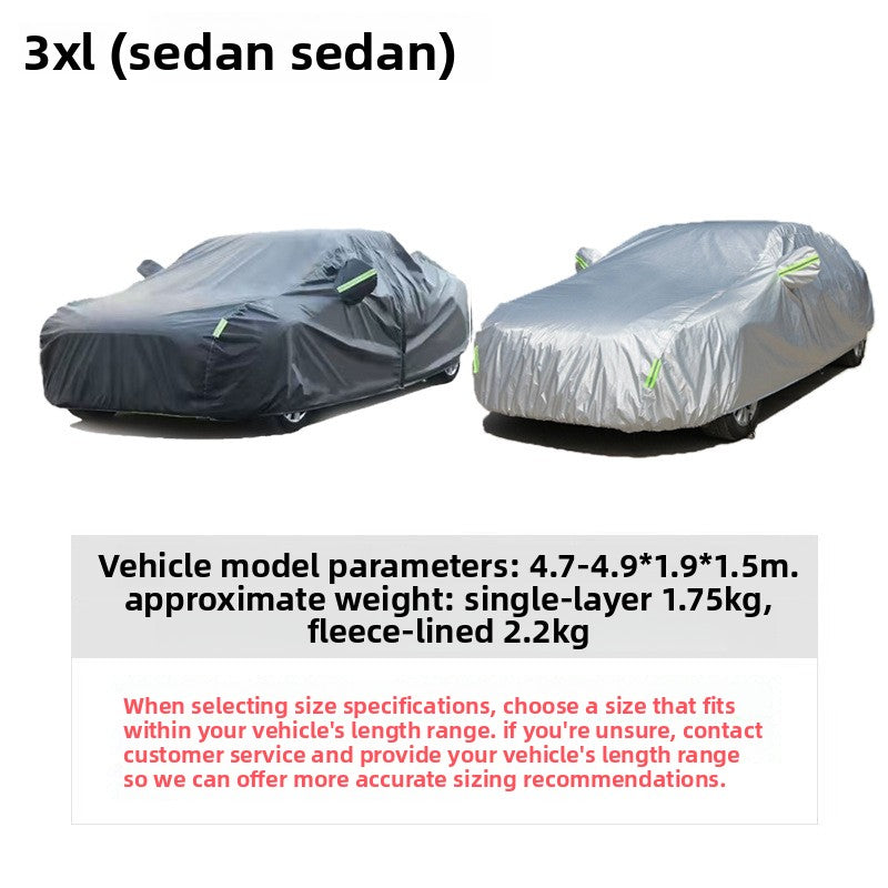 Car Cover Sun Protection Rainproof Vehicle Cover
