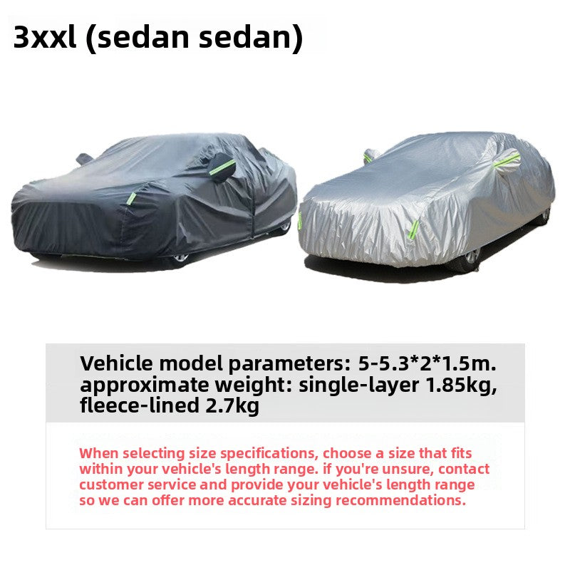 Car Cover Sun Protection Rainproof Vehicle Cover