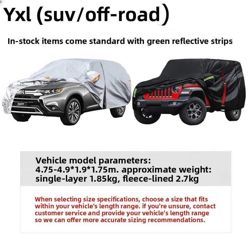 Car Cover Sun Protection Rainproof Vehicle Cover