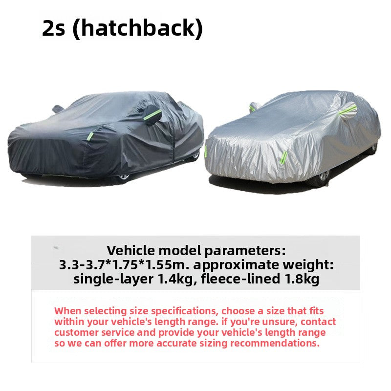 Car Cover Sun Protection Rainproof Vehicle Cover