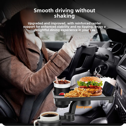 Car cup holder tray