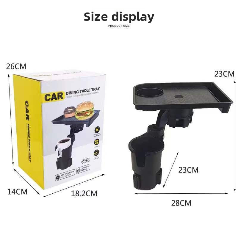 Car cup holder tray