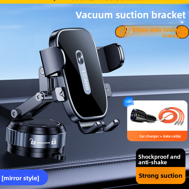Car Dashboard Phone Mount with Vacuum Suction