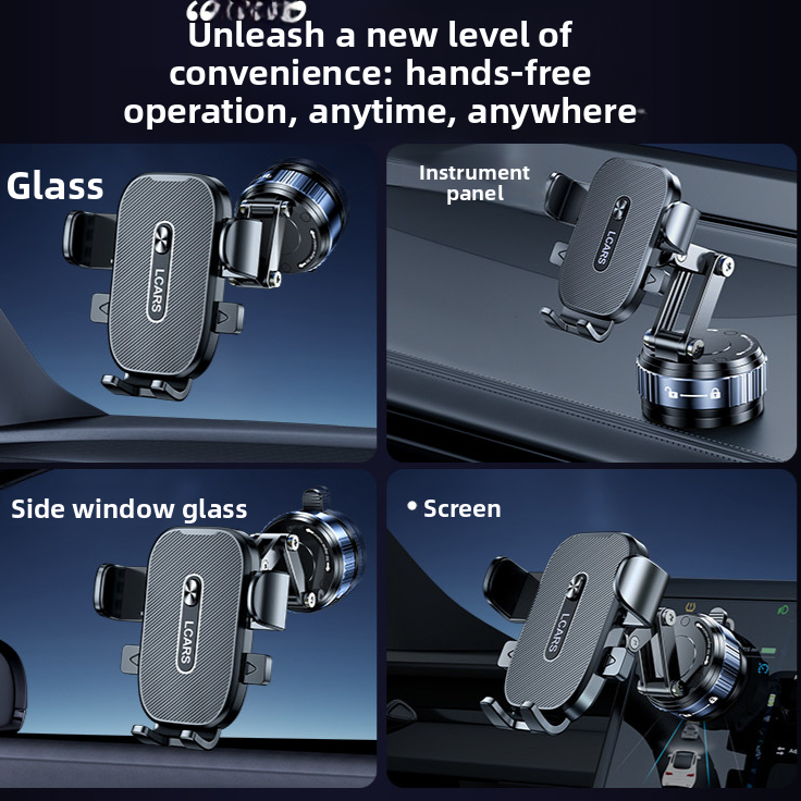 Car Dashboard Phone Mount with Vacuum Suction