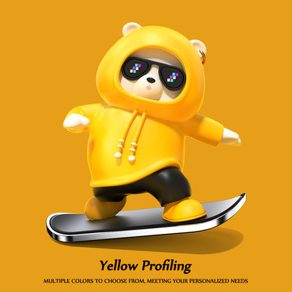 Car Dashboard Sliding Bear Ornament