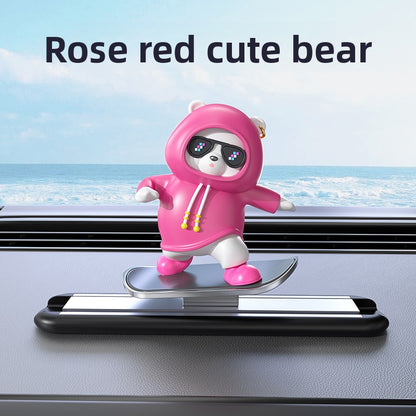 Car Dashboard Sliding Bear Ornament