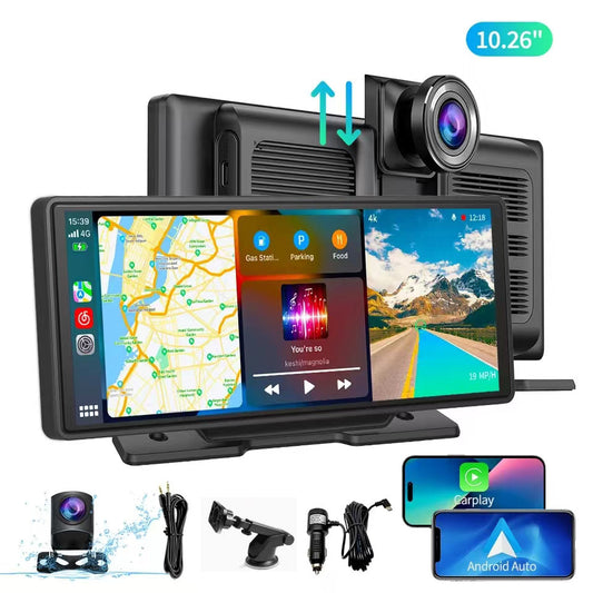 Car DVR Recorder Front Rear Camera