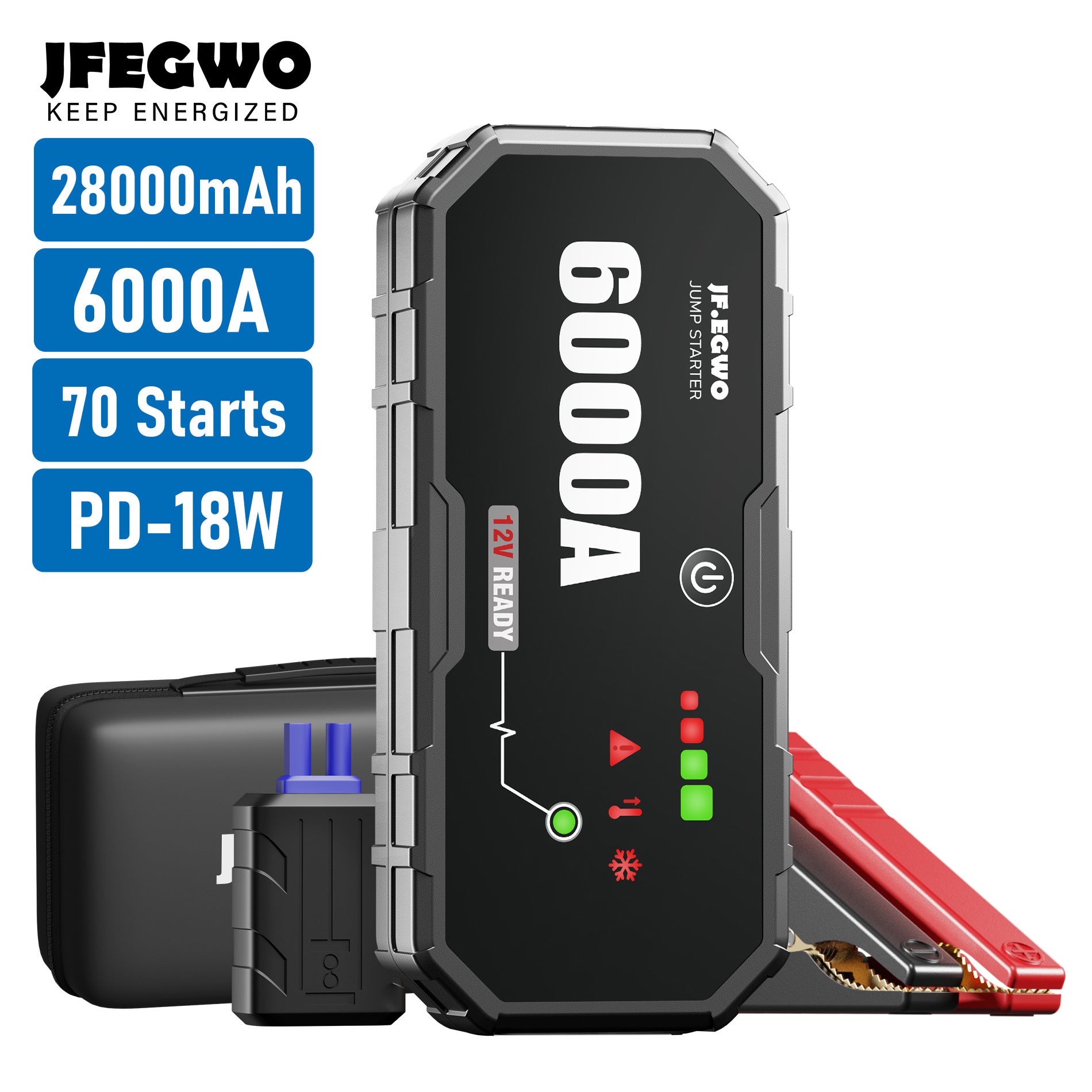 Car Emergency Jump Starter Power Pack