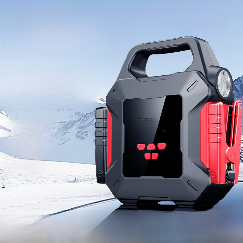 Car Emergency Start-Up and Air Pump All-In-One Device