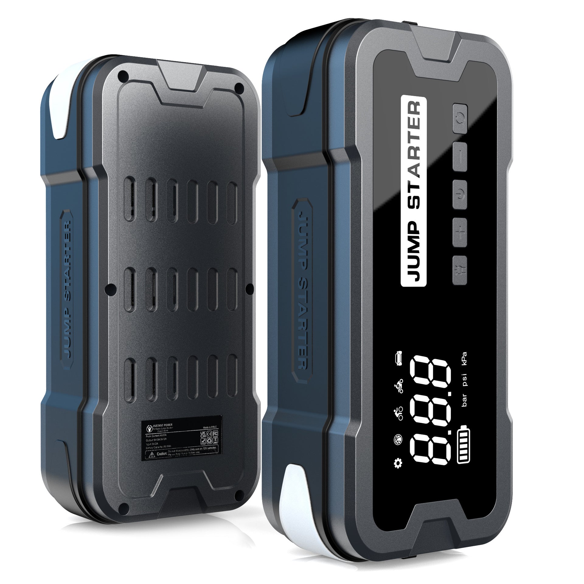 Car Emergency Starting Power Supply Hot-Selling Style Large-Capacity Car Air Pump Starts in One Second and Can Be Silk-Screened with Logo