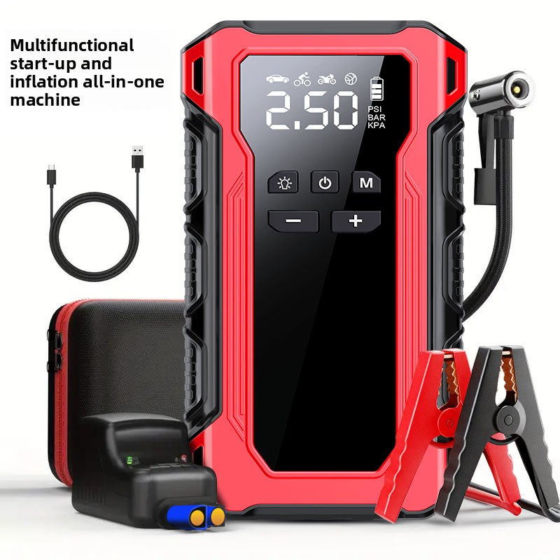 Car Emergency Starting Power Wireless Air Pump All-In-One Machine