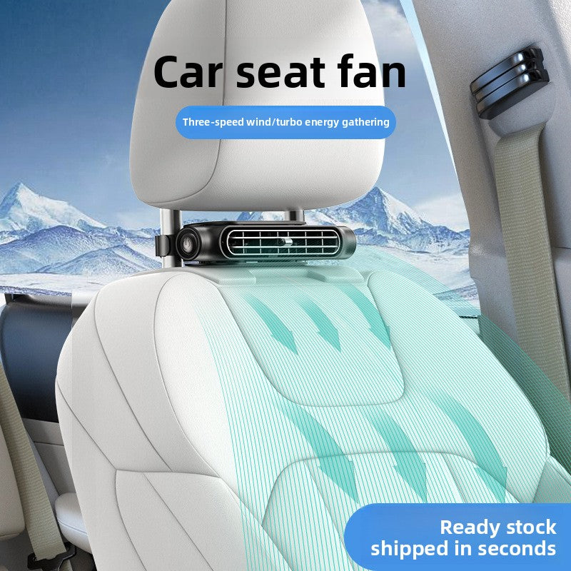 Car fan seat small fan back ventilation