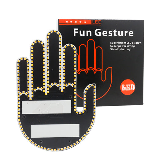 Car finger lights and gesture lights