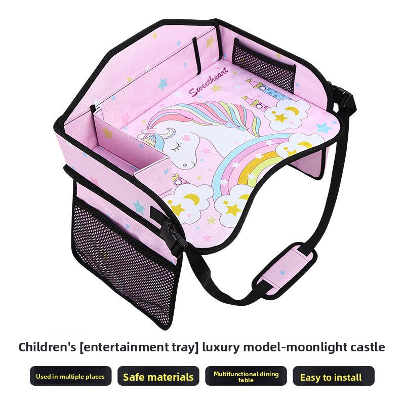 Car Folding Table Board Children Entertainment Tray