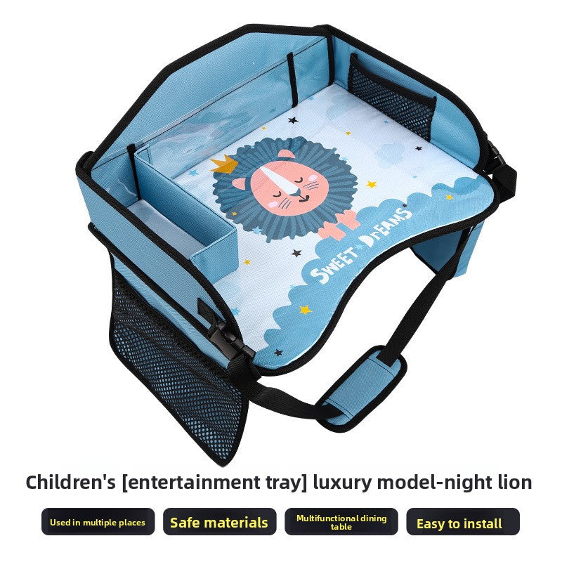 Car Folding Table Board Children Entertainment Tray