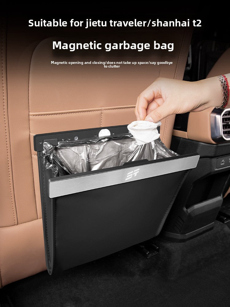Car Garbage Bag with Magnetic Mount