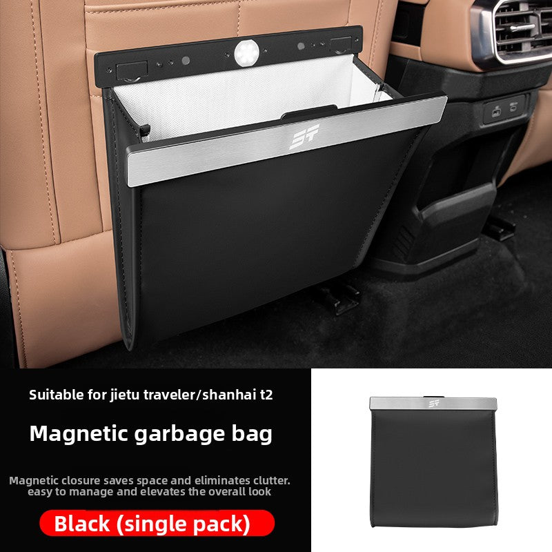 Car Garbage Bag with Magnetic Mount