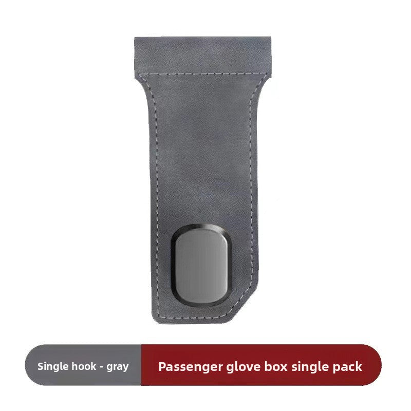 Car Glove Box Hook with Suede Finish