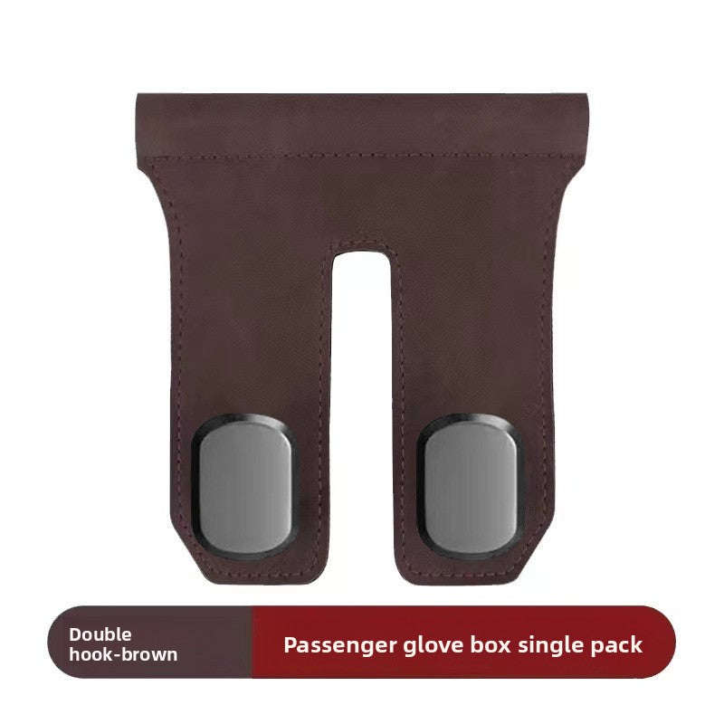 Car Glove Box Hook with Suede Finish