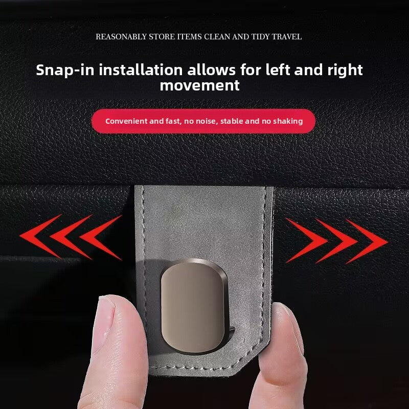 Car Glove Box Hook with Suede Finish