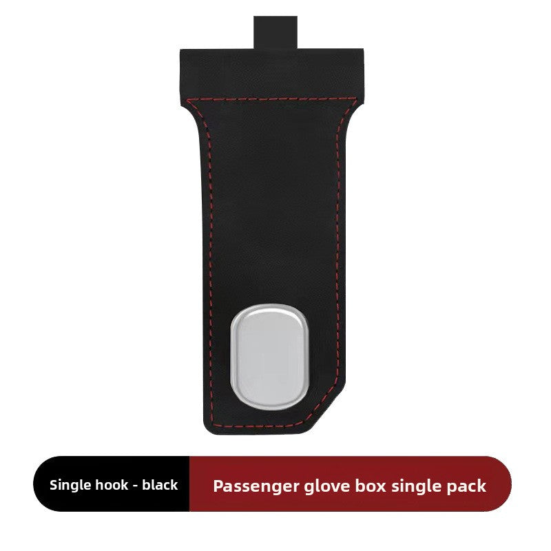 Car Glove Box Hook with Suede Finish
