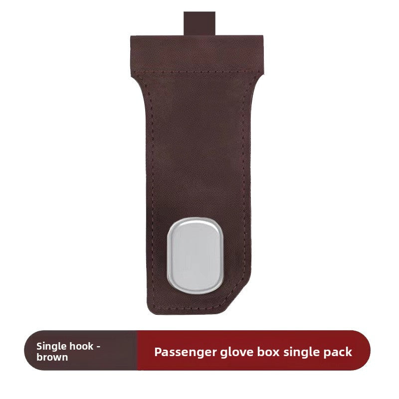 Car Glove Box Hook with Suede Finish