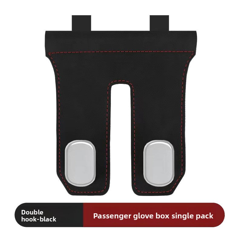 Car Glove Box Hook with Suede Finish