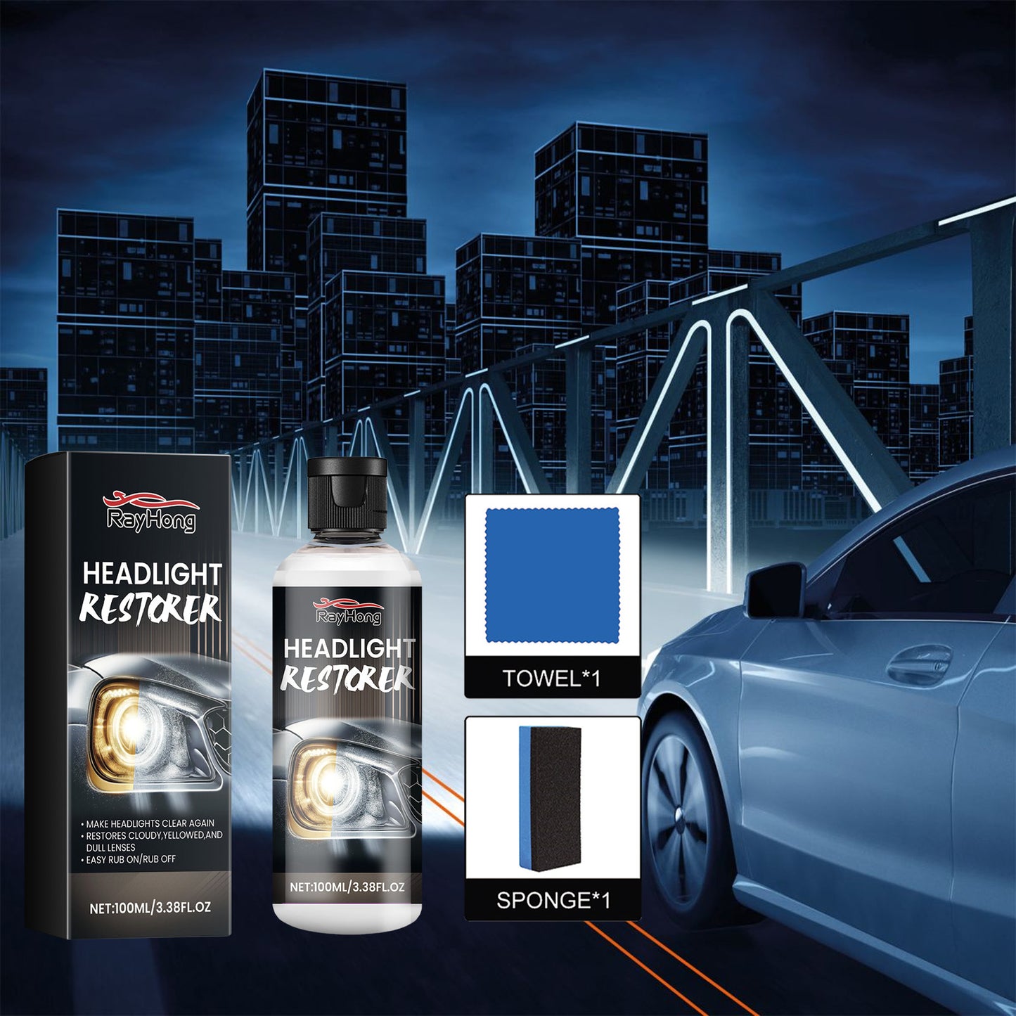 Car Headlight Polishing Liquid
