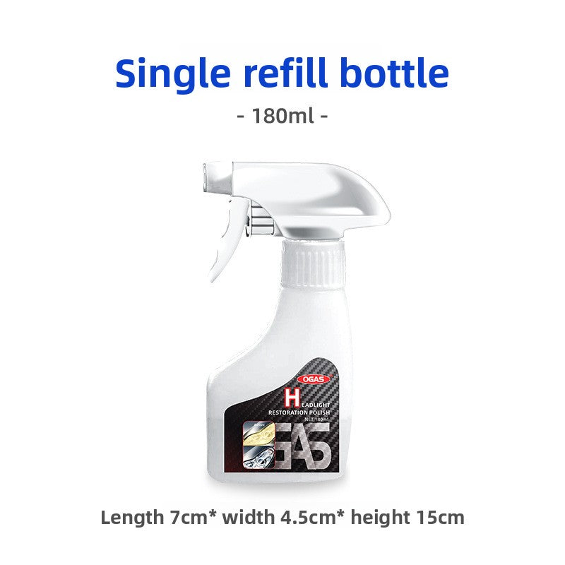Car Headlight Refurbishment Fluid Coating Kit