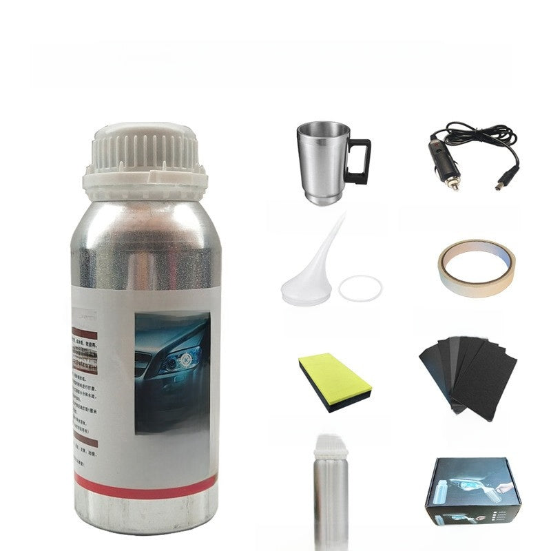 Car Headlight Refurbishment Repair Liquid Set
