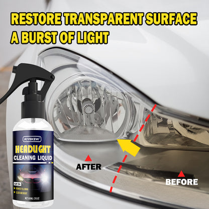 Car Headlight Restoration Cleaner Scratch and Yellowing Removal Fluid