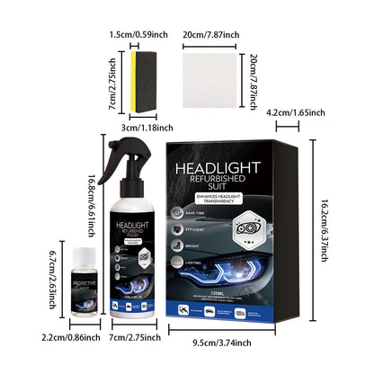 Car Headlight Yellowing Remover