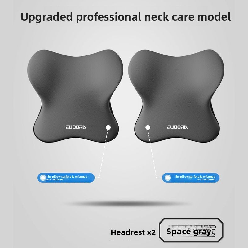 Car Headrest and Lumbar Support Pillow