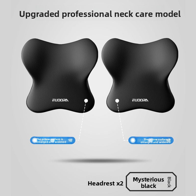 Car Headrest and Lumbar Support Pillow