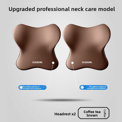 Car Headrest and Lumbar Support Pillow