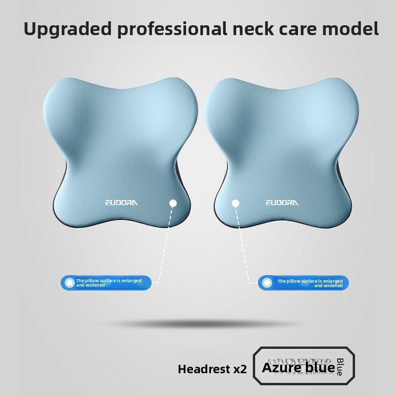 Car Headrest and Lumbar Support Pillow