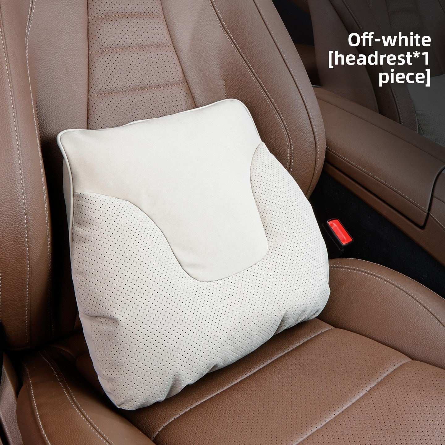 Car Headrest Neck Pillow and Lumbar Support Set